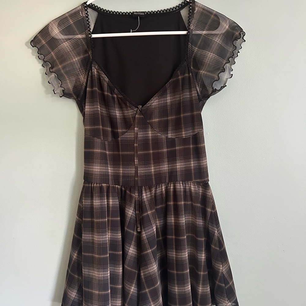 Urban Outfitters Plaid Romper